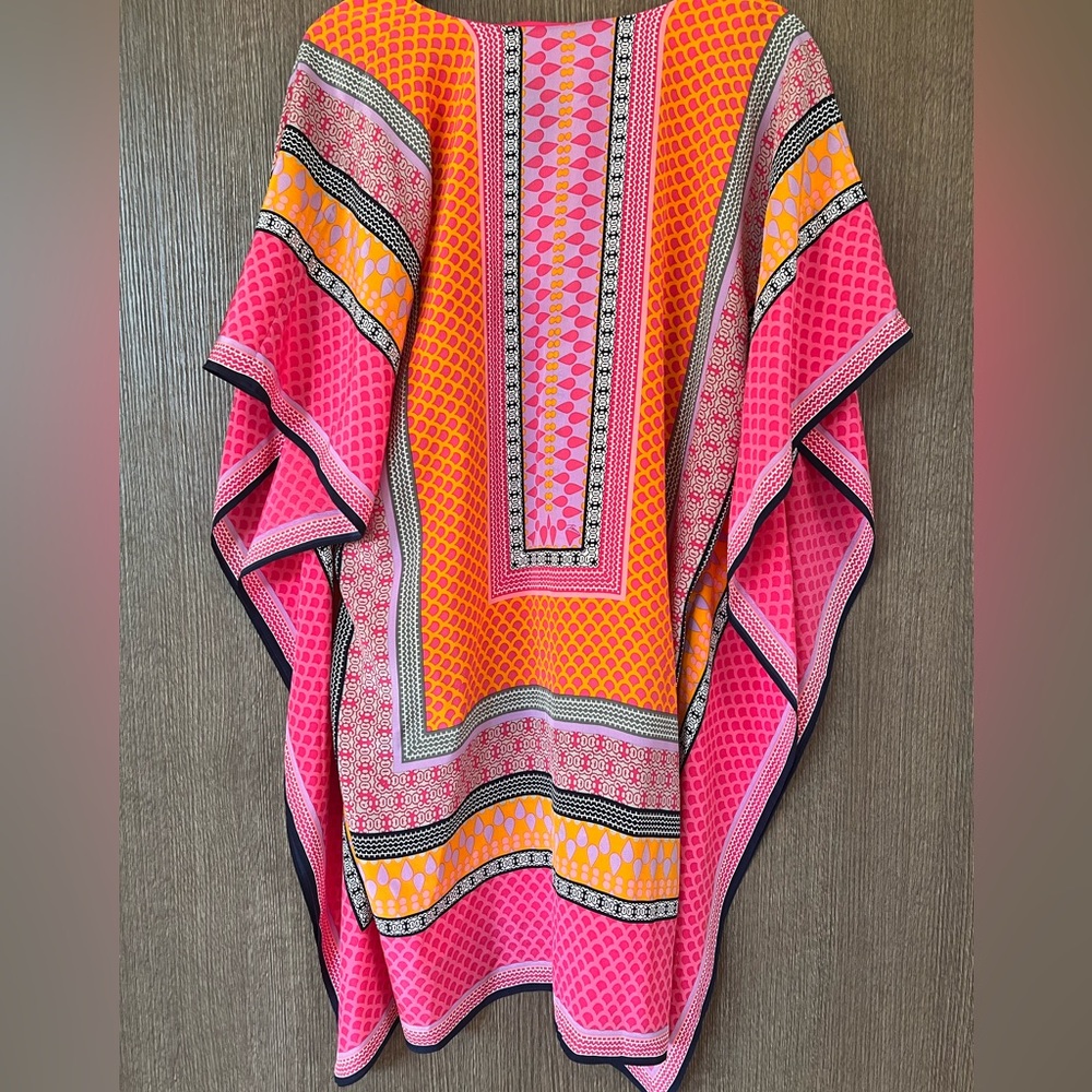 Trina Turk Theodora Dress- Pink and Orange Patterned - Picture 7 of 7